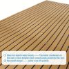 Grey/brown/marine floor, EVA foam ship deck 94.5 inches, anti-skid self-adhesive floor, offshore deck, marine carpet mat